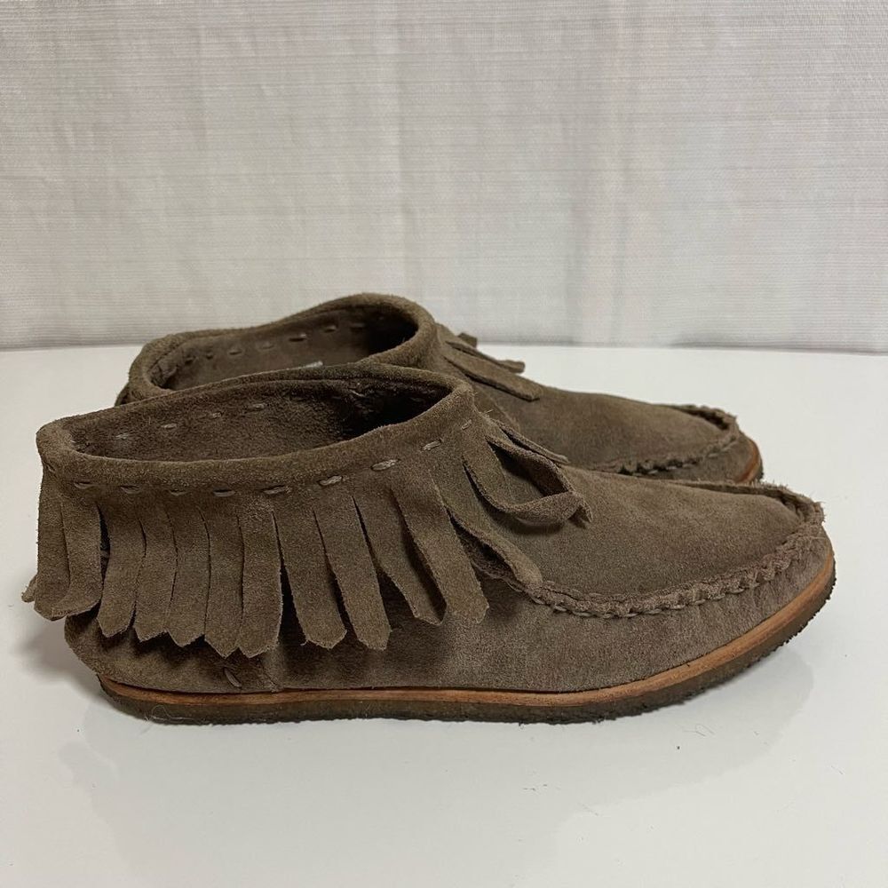 Splendid Bennie Round Toe Suede Bootie Sz 6M